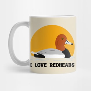 I Love Redheads Mug